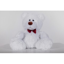 Игрушечный медведь UToys Рональд 35 см белый