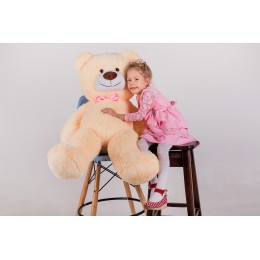 Мишка плюшевый UToys Бенжамин 135 см кремовый
