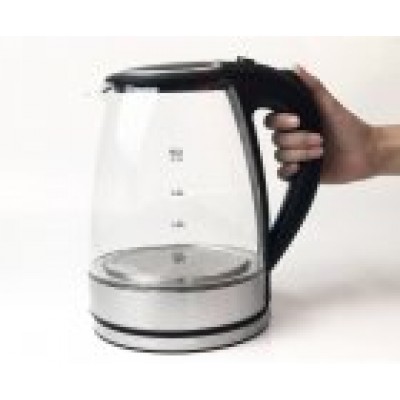 Электрический чайник Goldteller MG-05 BLACK стекло 220V, 50HZ 1500W, 1.8 чайник черный электрический чайник Электрический чайник Goldteller MG-05 BLACK стекло 220V, 50HZ 1500W, 1.8 чайник черный электрический чайник