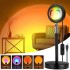 Лампа закат настольная Sunset RGB с пультом 16 цветов Лампа-ночник солнце Lump (Sunset-19319)