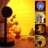 Лампа закат настольная Sunset RGB с пультом 16 цветов Лампа-ночник солнце Lump (Sunset-19319)