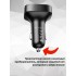 FM-модулятор трансмиттер с Bluetooth X8 и быстрой зарядкой Черный FM-модулятор трансмиттер с Bluetooth X8 и быстрой зарядкой Черный